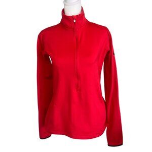 Nike Pro FitDry ½ Zip Pullover | Red | Sz M |Womens
